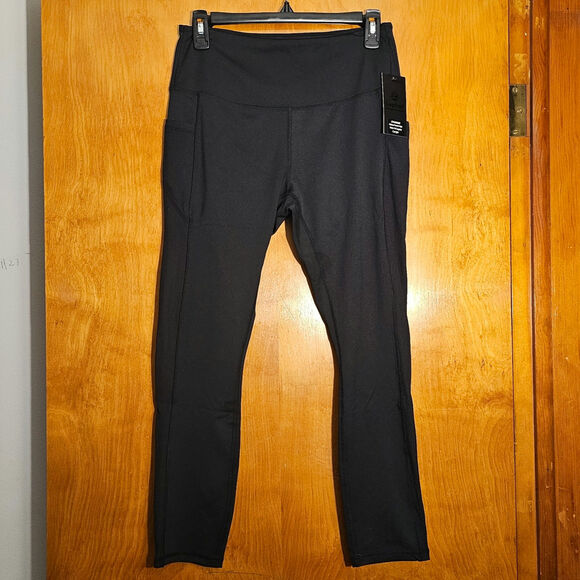 Legend Black Large Women's Leggings Pockets - Picture 2 of 6